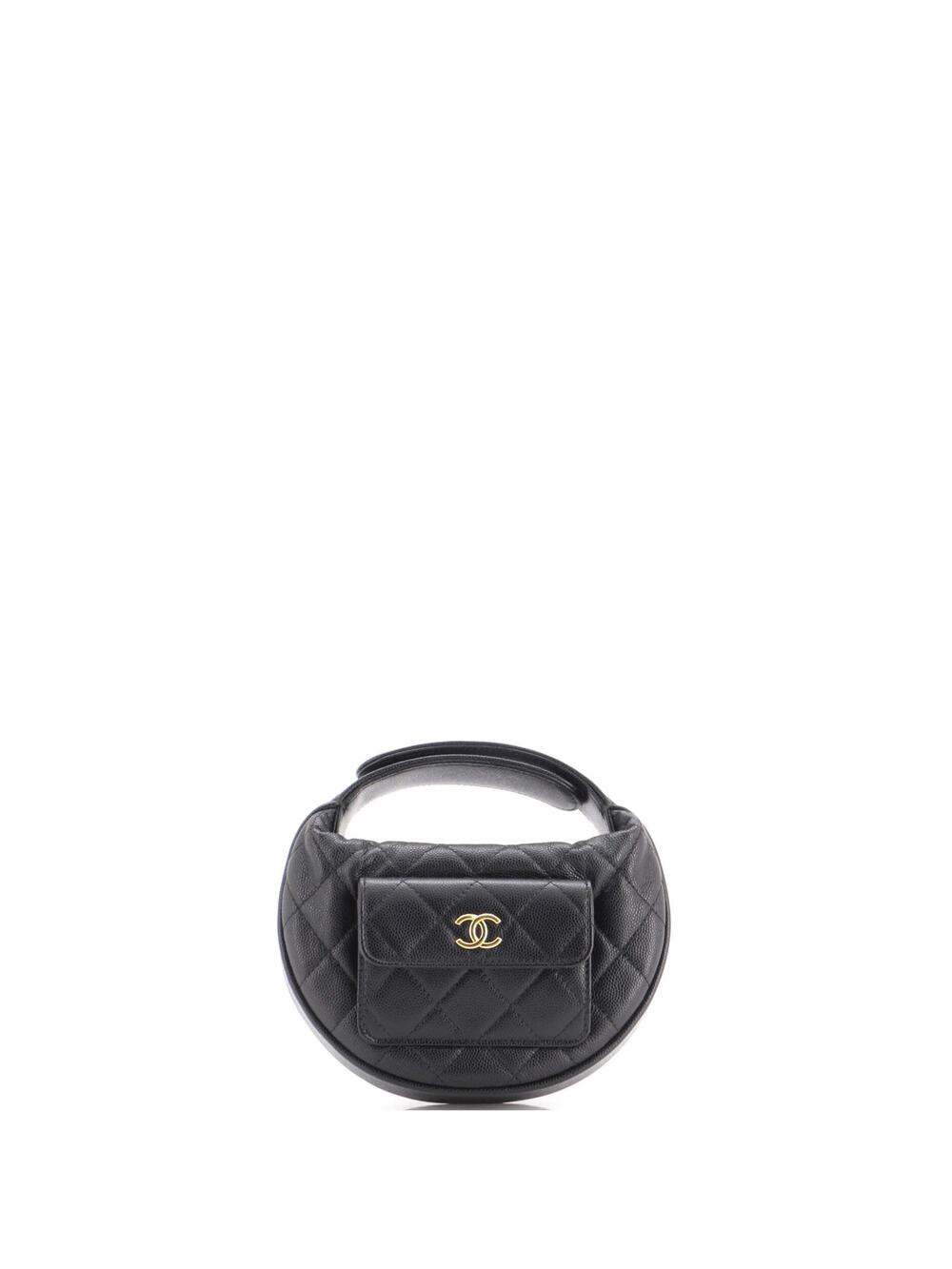 Chanel Polly Pocket Pouch Hobo Quilted #350944C39B